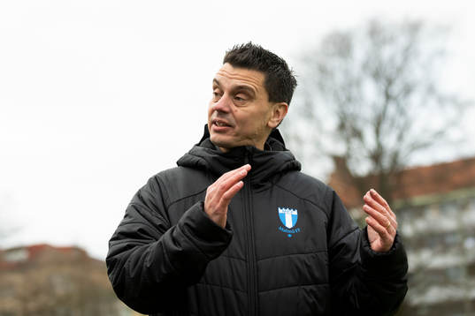 Malmö FFs tränare Fredrik Jahnfors