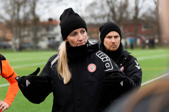 Kristianstads tränare Elisabet Gunnarsdóttir