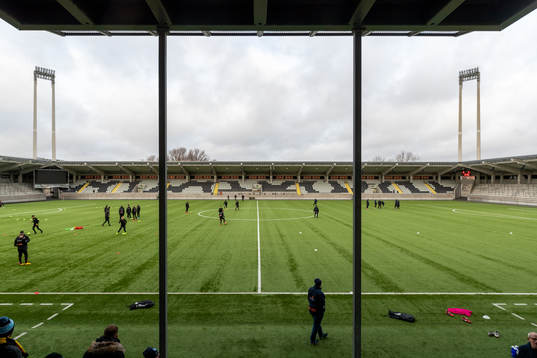 Innan träningsmatchen i fotboll mellan Häcken och Norrby