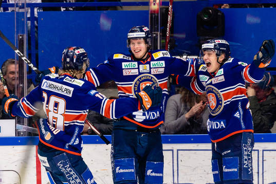 Växjös Marcus Sylvegård, Fredrik Karlström och Pontus