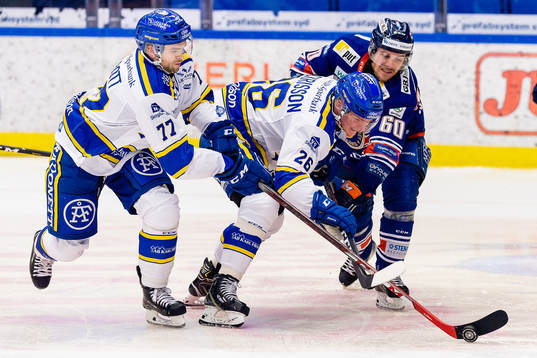 Leksands Spencer Abbott och Patrik Zackrisson
