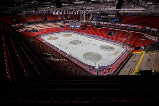 Interiör av Monitor ERP Arena