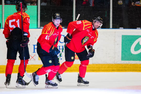 Brynäs Greg Scott jublar