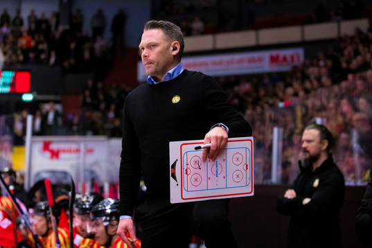 Brynäs assisterande tränare Mikael Holmqvist