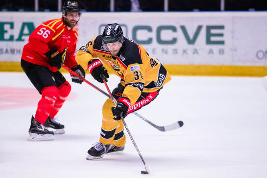 Brynäs Jonathan Sigalet och Luleås Emil Larsson