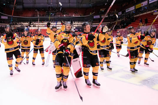 Luleås spelare jublar