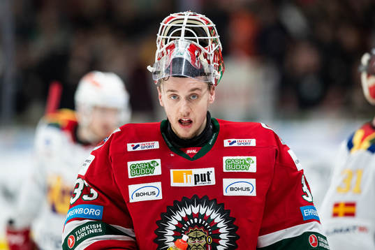Frölundas målvakt Johan Mattsson