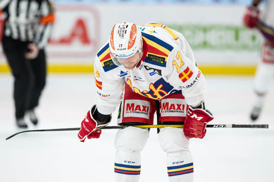 Malmö Redhawks Max Görtz deppar