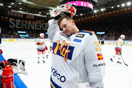 Malmö Redhawks målvakt Lars Volden