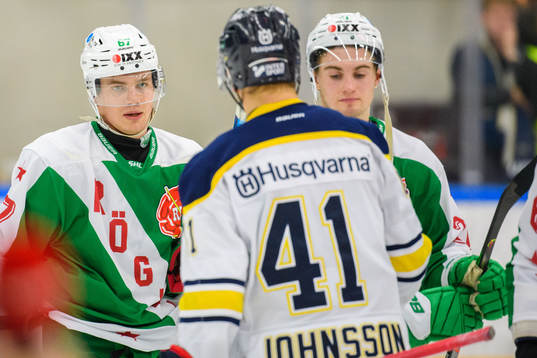 Rögles Leon Bristedt och Nils Höglander deppar