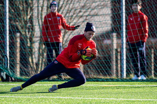 Helsingborgs målvakt Anders Lindegaard