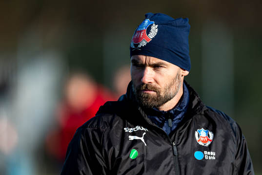 Helsingborgs tränare Olof Mellberg