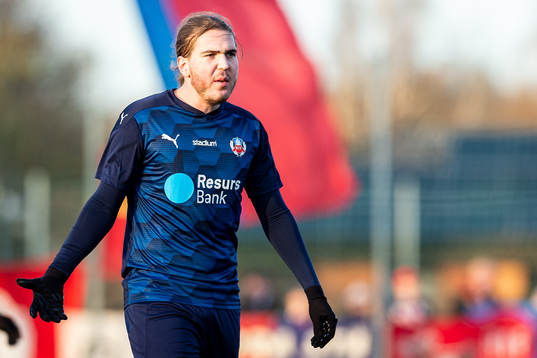 Helsingborgs Charlie Weberg deppar