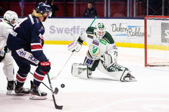 Färjestads målvakt Arvid Holm
