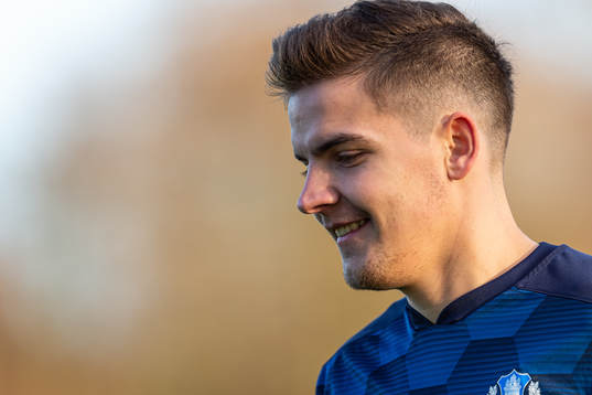 Helsingborgs Brandur Hendriksson jublar