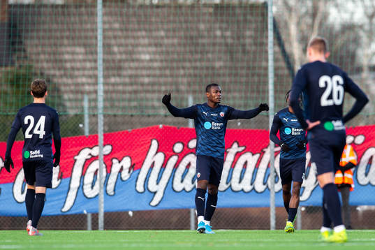 Helsingborgs Alhaji Gero jublar