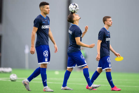 IFK Göteborgs Alexander Jallow och Amin Affane