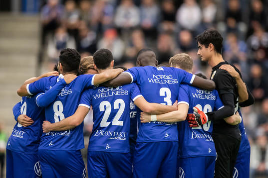 IFK Göteborgs spelare samlas