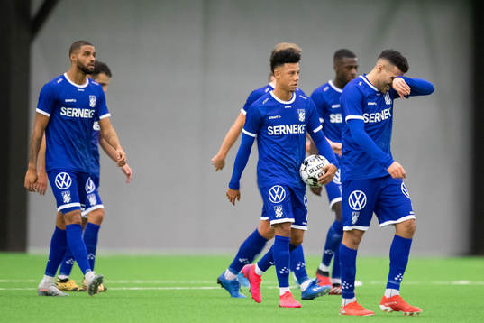 IFK Göteborgs Tobias Sana och Sargon Abraham deppar