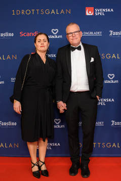 Janne Andersson, Förbundskapten Fotboll, och hustrun Ulrika
