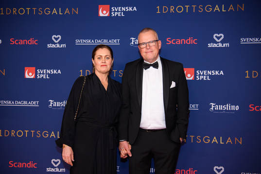 Janne Andersson, Förbundskapten Fotboll, och hustrun Ulrika