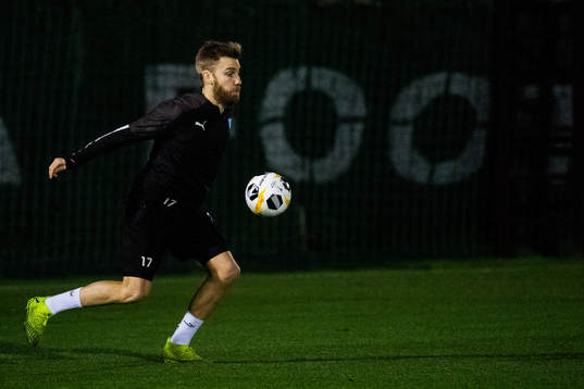 Malmö FFs Rasmus Bengtsson och Jo Inge Berget