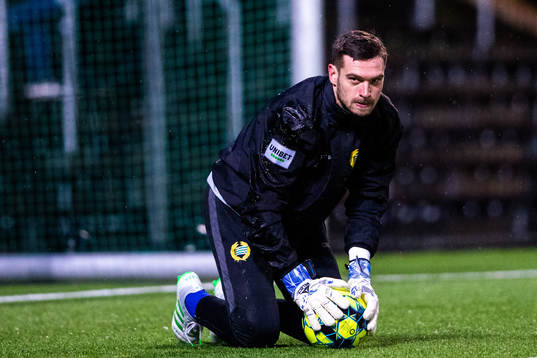 Hammarbys målvakt Davor Blazevic