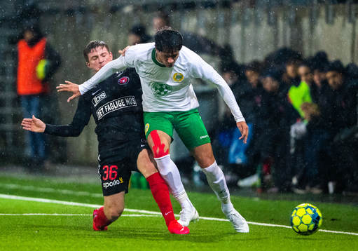 Midtjyllands Anders Dreyer och Hammarbys Jean Carlos de