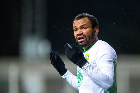 Hammarbys Serge-Junior Martinsson Ngouali deppar