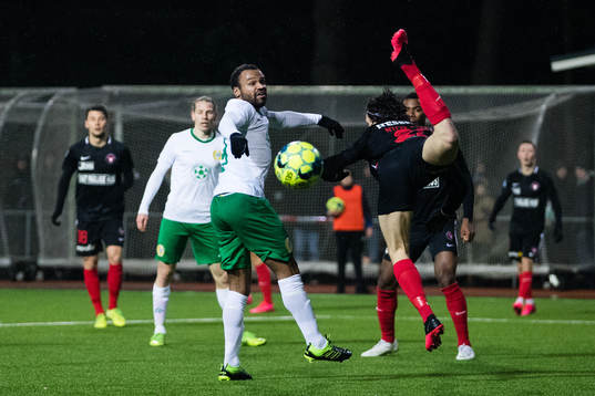 Hammarbys Serge-Junior Martinsson Ngouali och Rasmus