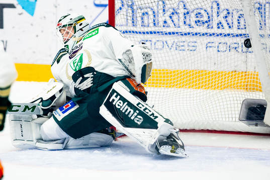 Färjestads målvakt Markus Svensson