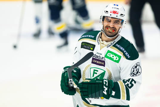 Färjestads Martin Johansson deppar