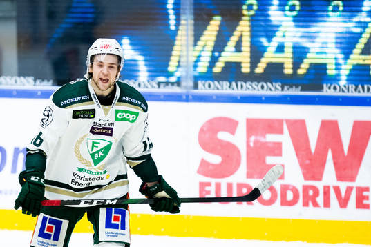 Färjestads Lucas Ekeståhl-Jonsson deppar