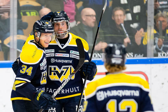 s Jesper Williamsson och Christoffer Persson jublar