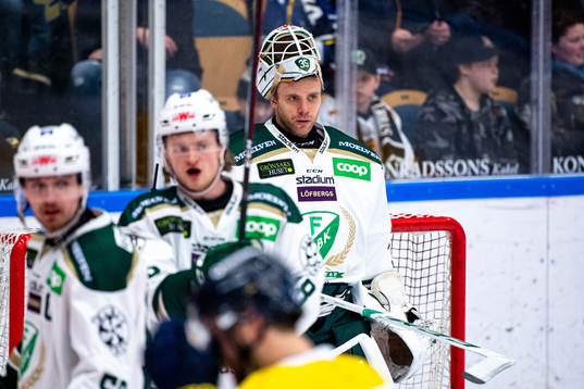 Färjestads målvakt Markus Svensson