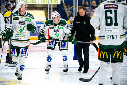 Färjestads Gustav Rydahl har ont