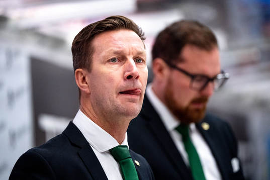 Färjestads huvudtränare Johan Pennerborn