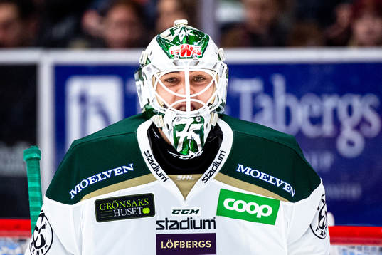 Färjestads målvakt Arvid Holm