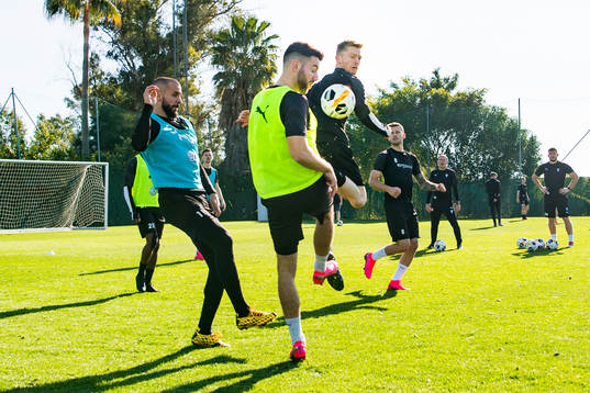Bläddra bland fler bilder av Fotboll, Malmö FF, Träningsläger, Dag 2, Träning