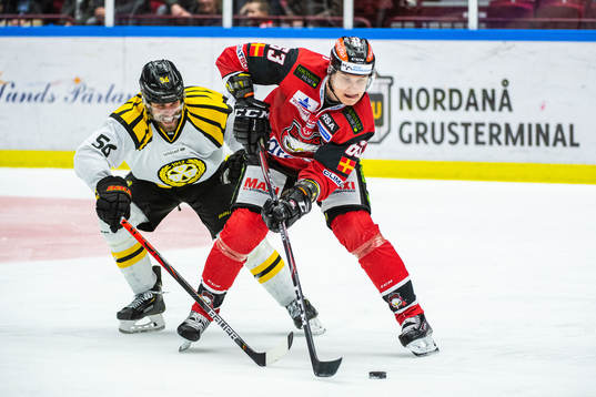 Malmö Redhawks Fredrik Händemark och Brynäs Jonathan