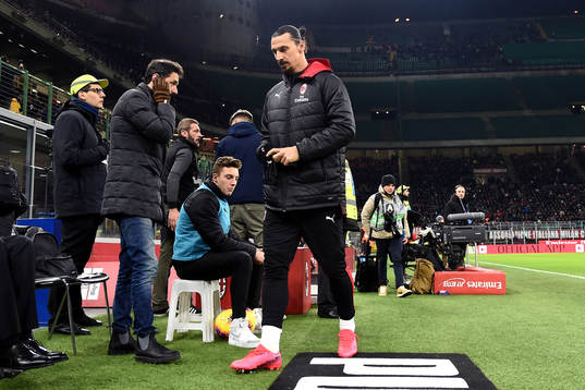 Zlatan Ibrahimovic of Milan