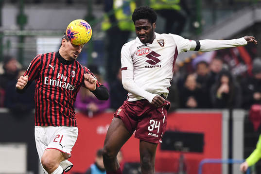 Zlatan Ibrahimovic of Milan