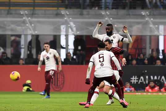 Zlatan Ibrahimovic of Milan