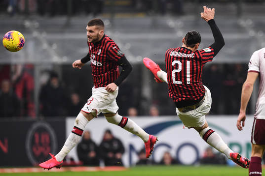 Zlatan Ibrahimovic of Milan