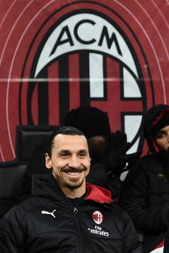 Zlatan Ibrahimovic of Milan