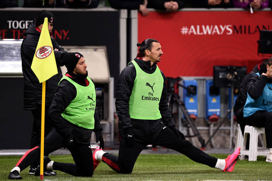 Zlatan Ibrahimovic of Milan