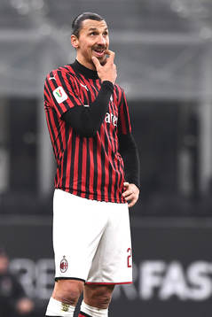 Zlatan Ibrahimovic of Milan