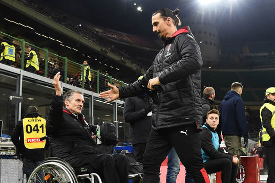 Zlatan Ibrahimovic of Milan