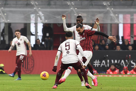 Zlatan Ibrahimovic of Milan