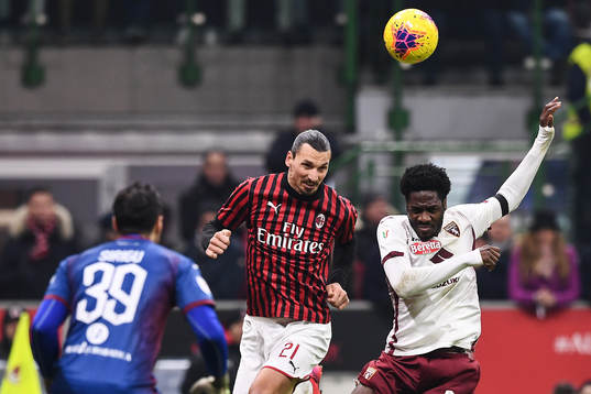 Zlatan Ibrahimovic of Milan